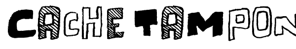 Cache Tampon font preview